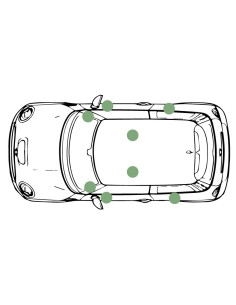 audison avant arrière et caisson de basse pour MINI F56...