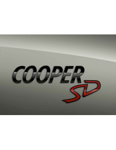 Logo motorisation black line cooper sd pour MINI F56