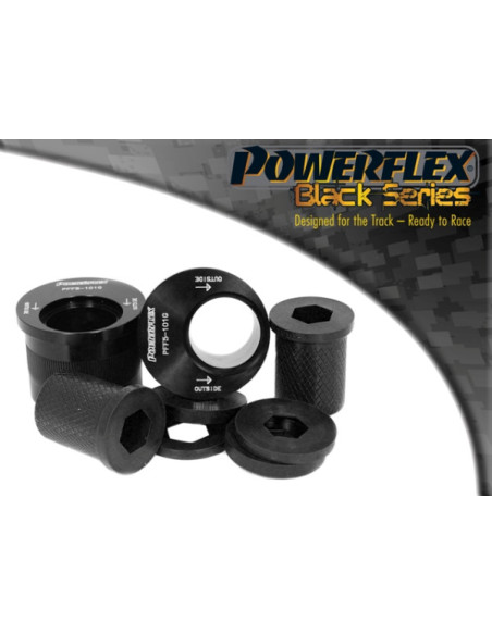 Silent bloc Silent block de triangle avant avec reglage de la chasse Black series PFF5-101GBLK pour MINI R53 199 pour